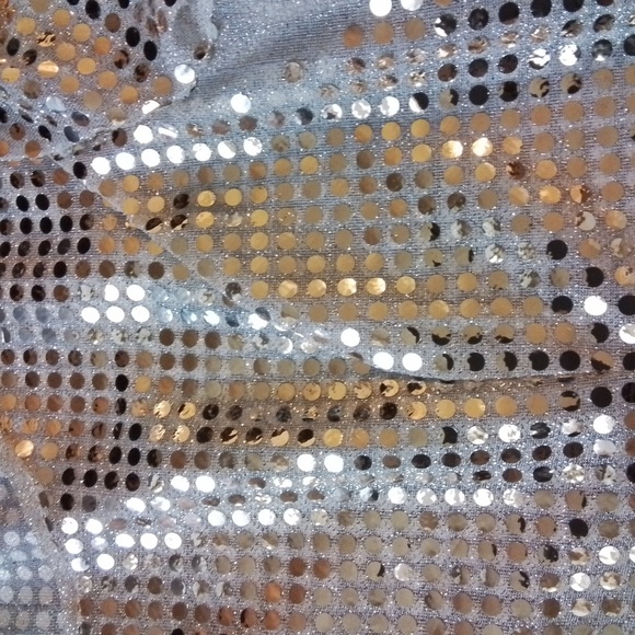 🎊3 FOR $10 SHINY SEQUIN FORMAL BLOUSE - Picture 2 of 2